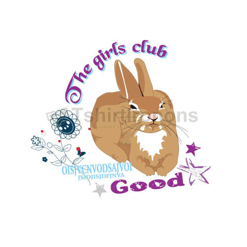 Rabbit T-shirts Iron On Transfers N6890